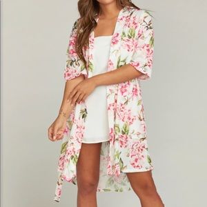 Show Me Your Mumu Brie Robe - garden of blooms